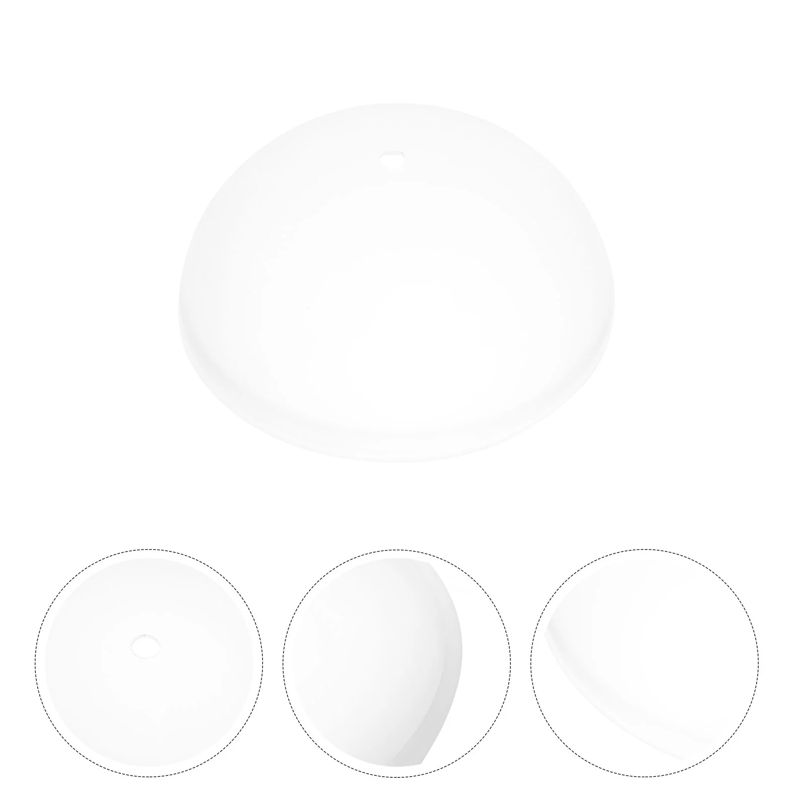 

Simple Lampshade Creative Frosted Glass Hanging Light Cover Simple Light Shade