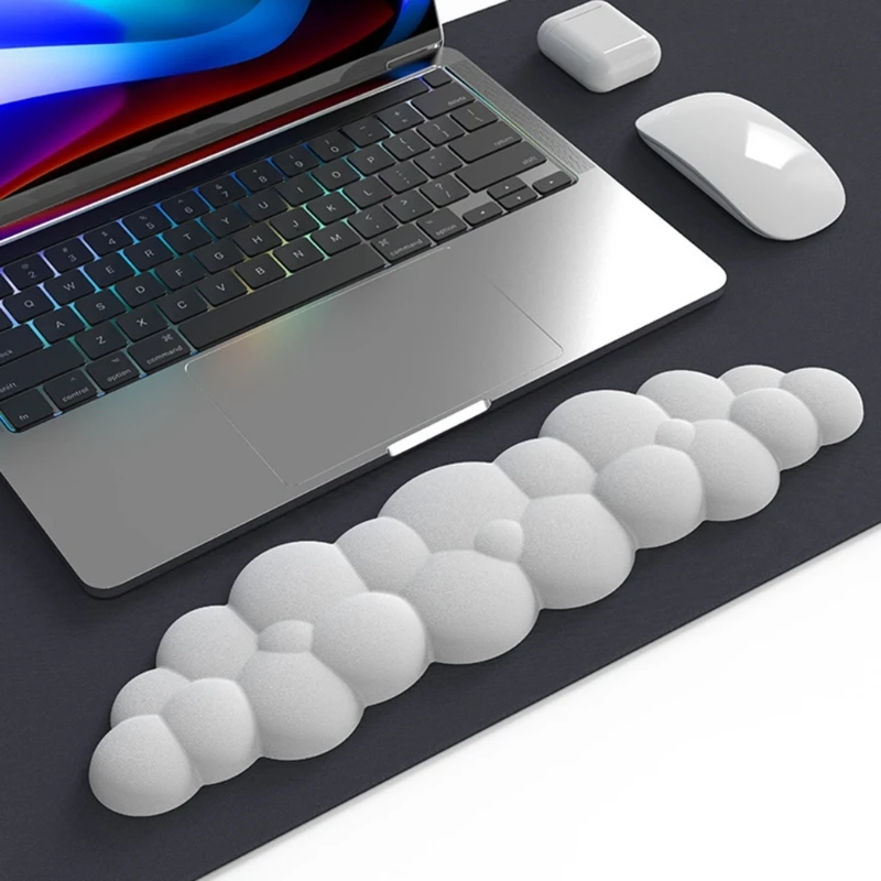 

Cloud Mouse Wrist Support Pad PainRelief Desk Accessory Non Slip Rest