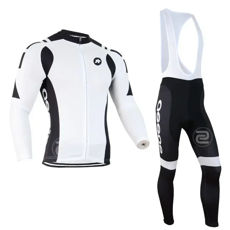 Осенний велосипедный трикотаж с длинными рукавами брюки-комбинезон