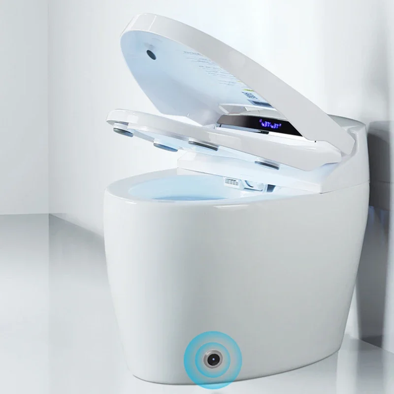 Интеллектуальный унитаз с автоматическим датчиком усовершенствованный белый