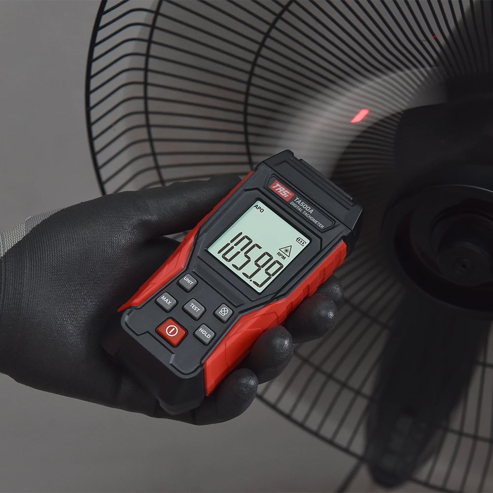 Цифровой Тахометр TASI Бесконтактный Лазерный Фототаптометр Высокоточный Тестер