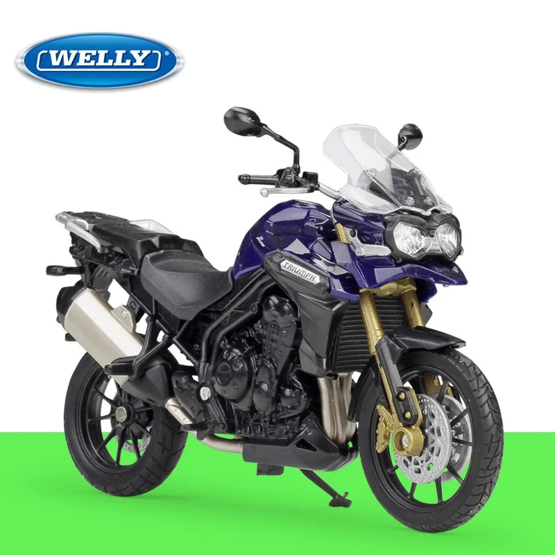 

Модель мотоцикла WELLY 1:18 для мальчиков, игрушечный автомобиль, амортизатор для езды по бездорожью