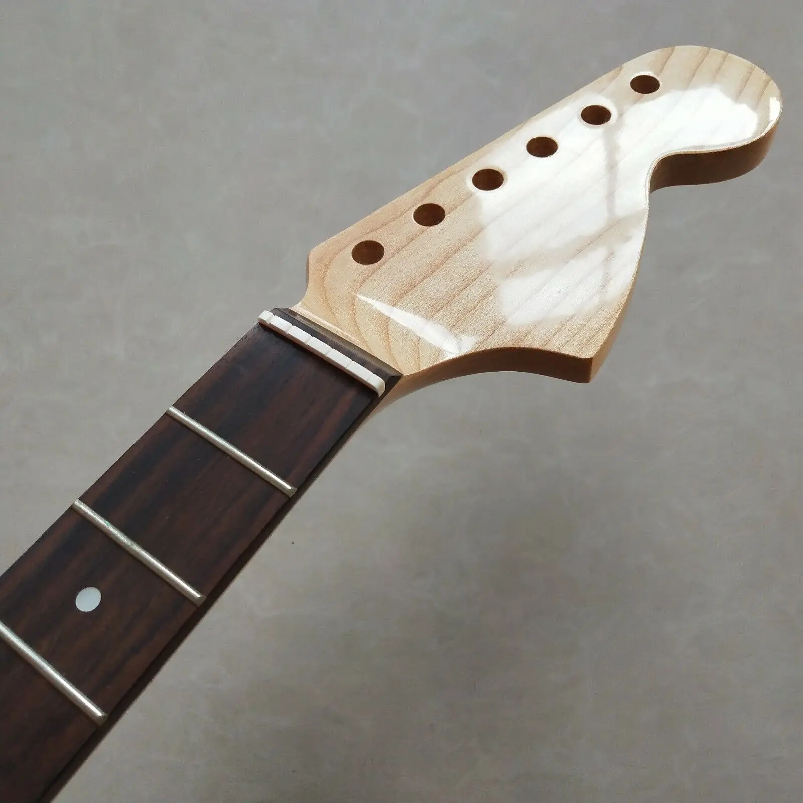 Maple Gloss Electric Guitar Neck Parts 22 fret 24.75