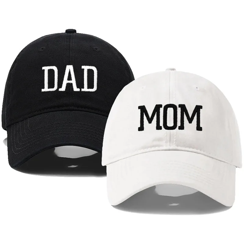 Бейсболка с вышивкой DAD MOM цвет в ассортименте