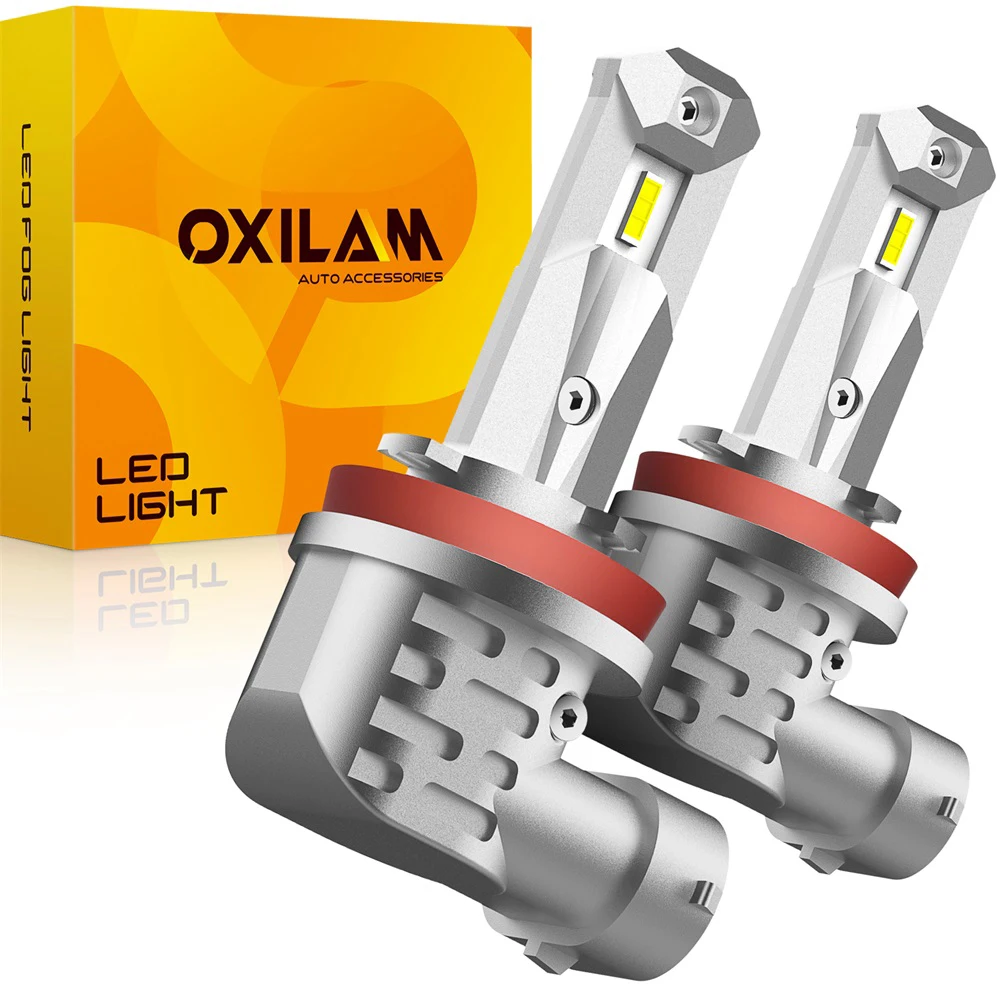 

OXILAM 2 шт. 9006 HB4 H8 H11 Противотуманные фары светодиодный лампы для Bmw E39 E46 E90 E60 X5 E70 E53 E36 E87 F10 X1 6500K белый 3000K желтый 12 В