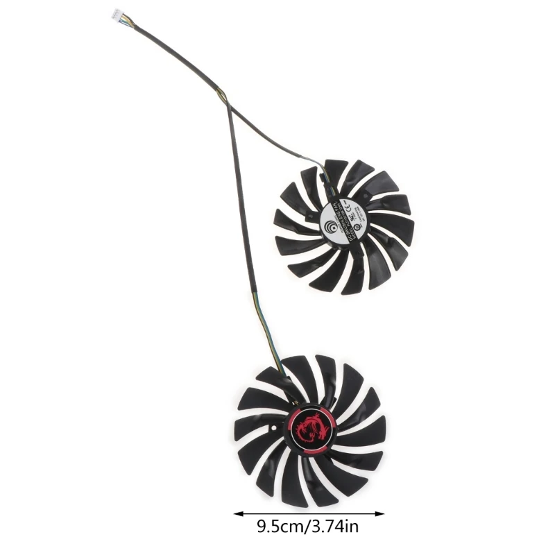 2 шт. 12 В PLD10010S12HH 4-контактный охлаждающий вентилятор VGA для видеокарты 980Ti 980