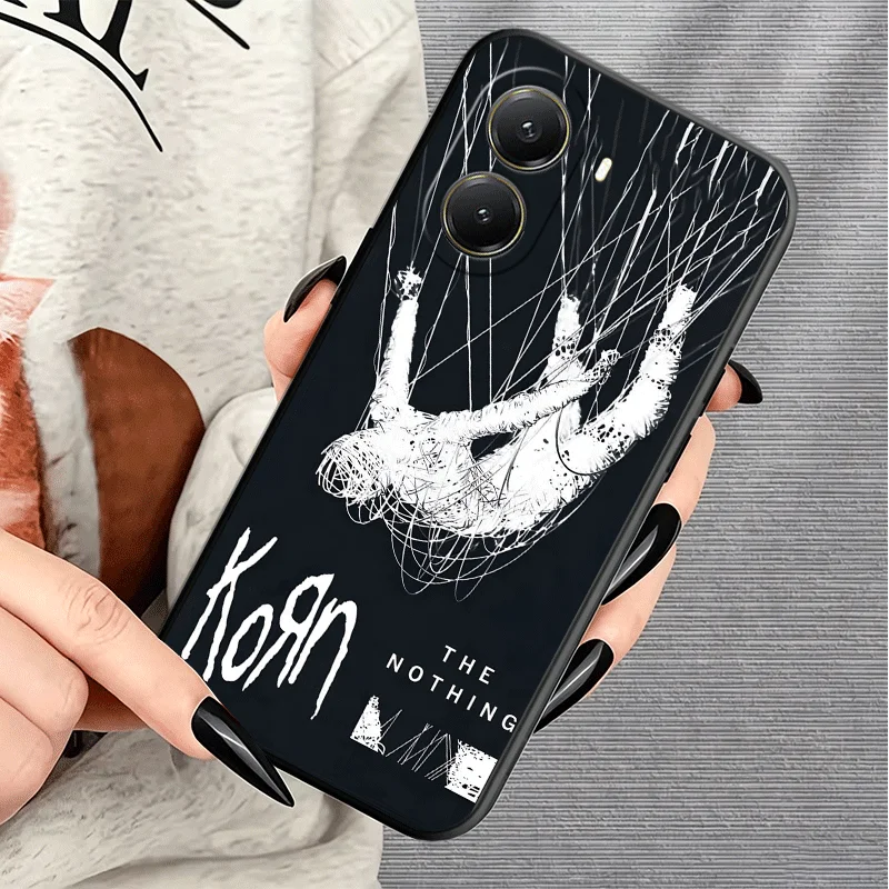 Фото Мягкий чехол для телефона Xiaomi Poco M7 M8 X7 X8 Pro Max X5 X3 K-Korns Rock Band X6 M6 M5S F8 F7 Redmi 15 15C 14C 13C 15T 17T №2