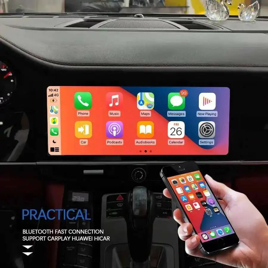 Фото Автоматическая навигация для Porsche Panamera 970 2010-2017, стерео GPS Carplay, 4G, интеллектуальная система, Android 12,3 + 10,9 дюйма, двойной экран №4