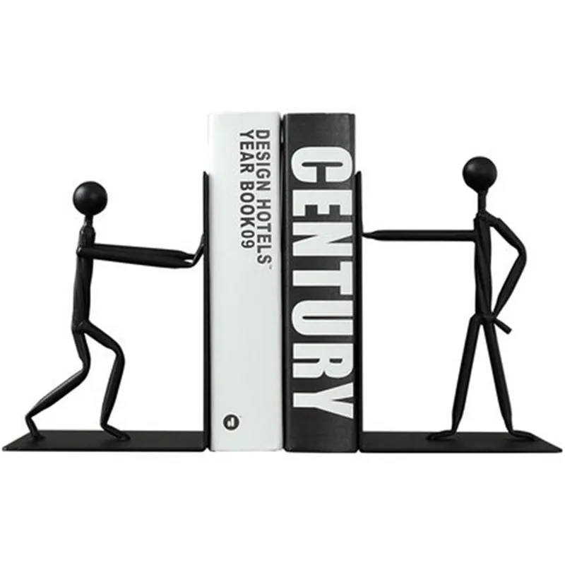 

Abstraction Iron Figure Bookshelf Figurines Book Shelf Statue Living Room Decoration Accessories Home Decor Sculpture A3706