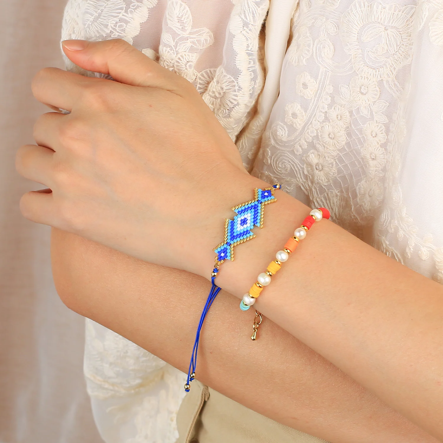 

Женские браслеты KELITCH, модные браслеты для пар, браслет Miyuki из бисера, летние браслеты ручной работы, ювелирные изделия, подарки, аксессуары, оптовая продажа