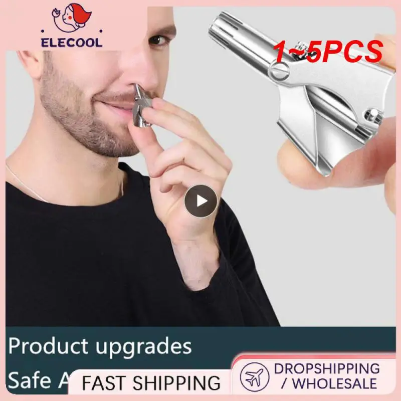 

1-5 шт., мужской триммер для удаления волос в носу и ушах