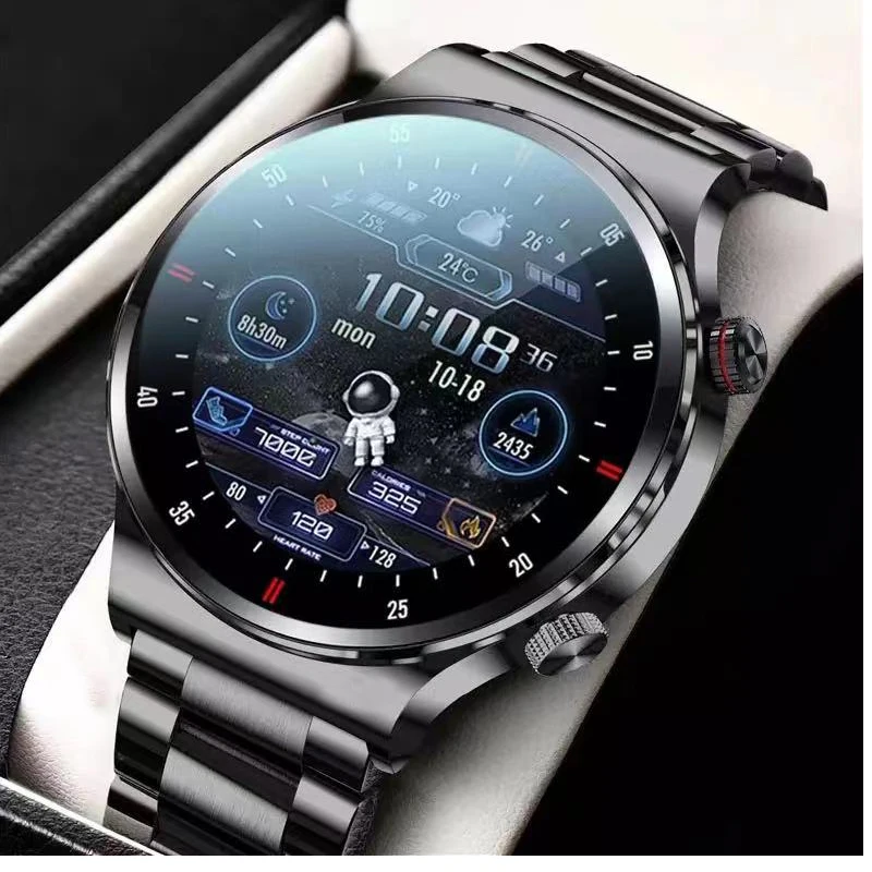 

2023 New Bluetooth Call Smart Watch Men Sports Fitness Tracker Waterproof Smartwatch Large HD screen for huawei Xiaomi phone+box