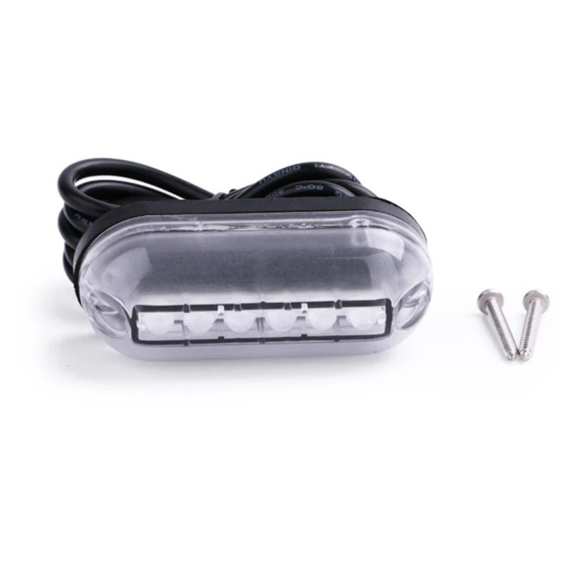 

LED Marine Boat Lights, LED Cold White Warning Light Navigation Lighting Waterproof for Fishing Pontoon Kayak Sailboat