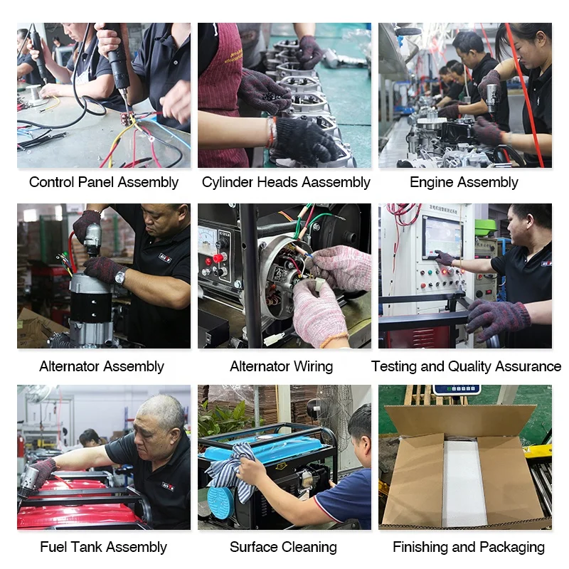 Китай мини 3 кВт кВА воздушное охлаждение бензиновые бытовые электрические