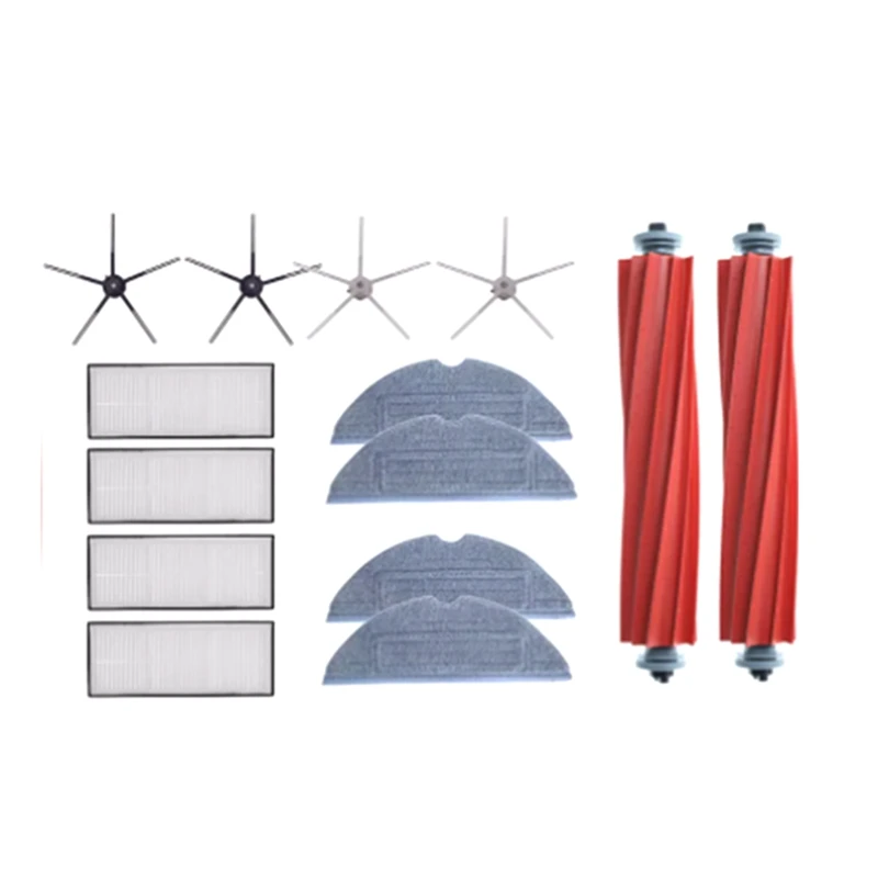 

1Set Brush The Main Side Brush Mop Water Tank Trash Can HEPA Filter Charging Base For Roborock S7 S60 S61S50