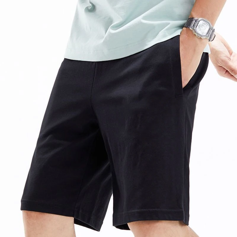 2022 Summer Men's Shorts Pure Cotton Breeches Casual Sports Fitness Beach Oversize Shorts Men's Clothing Costom Your Logo