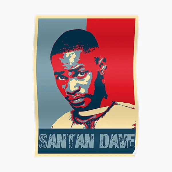 

Плакат Santan Dave, декор комнаты, современный домашний принт, художественная роспись, настенное украшение, винтажная забавная картина без рамки