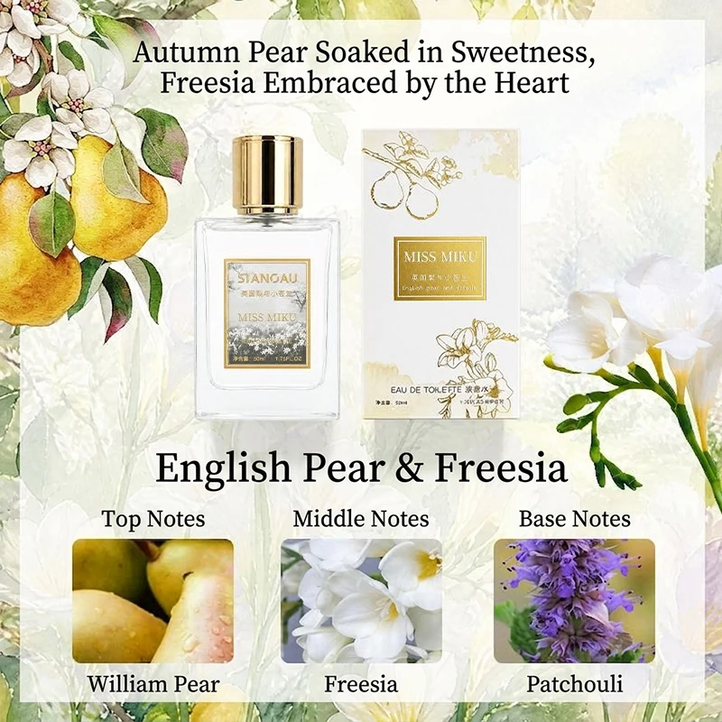 Фото Парфюм Bluebell Freesia Fresh: элегантная и роскошная туалетная вода для женщин, стойкий, романтичный и очаровательный аромат для свиданий. №4