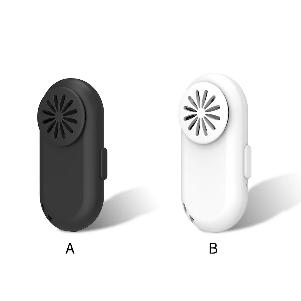 

Reusable Portable Fan For Face Mask Clip-On Air Filter USB Rechargeable Exhaust Mini Fan Personal Wearable Air Purifiers InStock