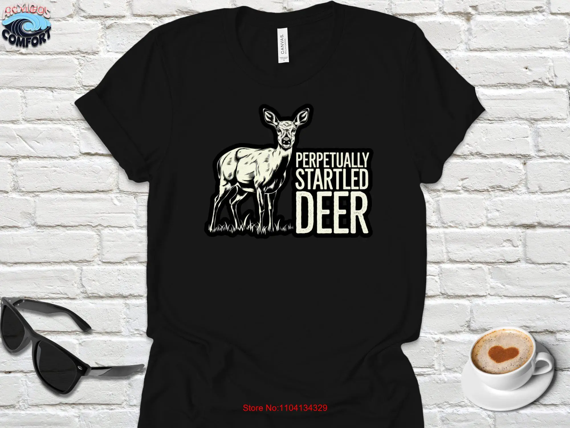 Уникальная футболка с первоначальным оленем винтажный животный дизайн забавная