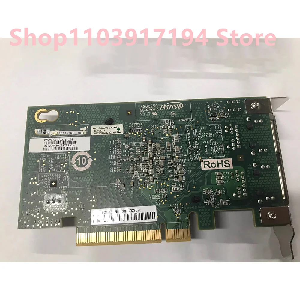 Для Inspur RJ45 Dual-port 10 Gigabit port сетевая карта YZCA-00311-103 PCI-E X8