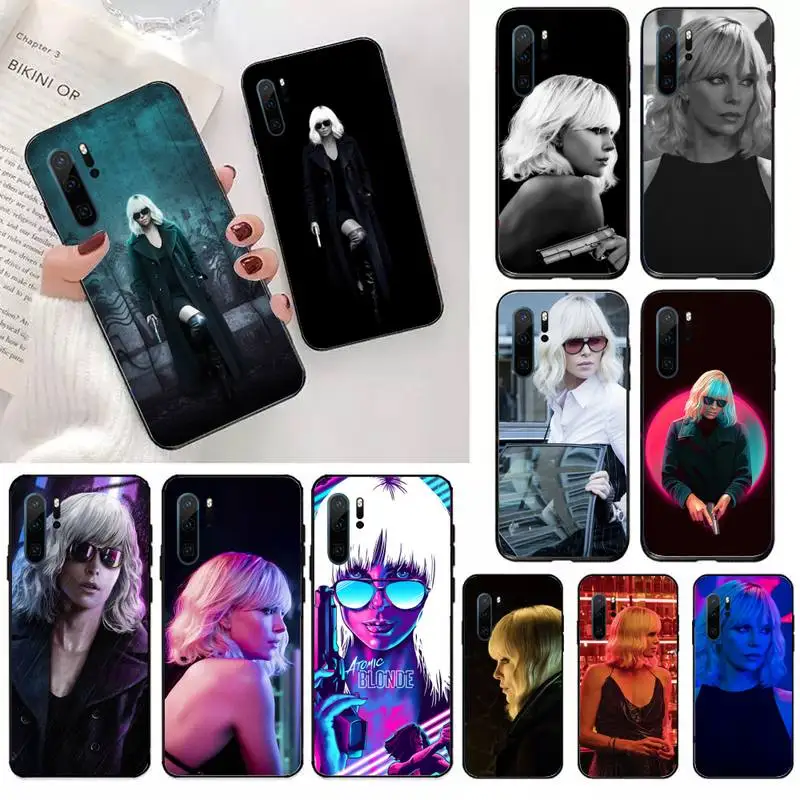 

Atomic Blonde Charlize Theron Phone Case For Huawei honor Mate 10 20 30 40 i 9 8 pro x Lite P smart 2019 nova 5t