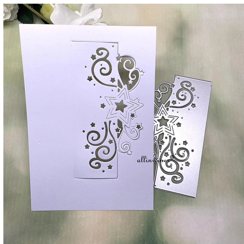 

Meteor Flower Rectangle Side Metal Cutting Dies for DIY Scrapbooking Album Paper Cards Decorative Crafts Embossing Die Cuts