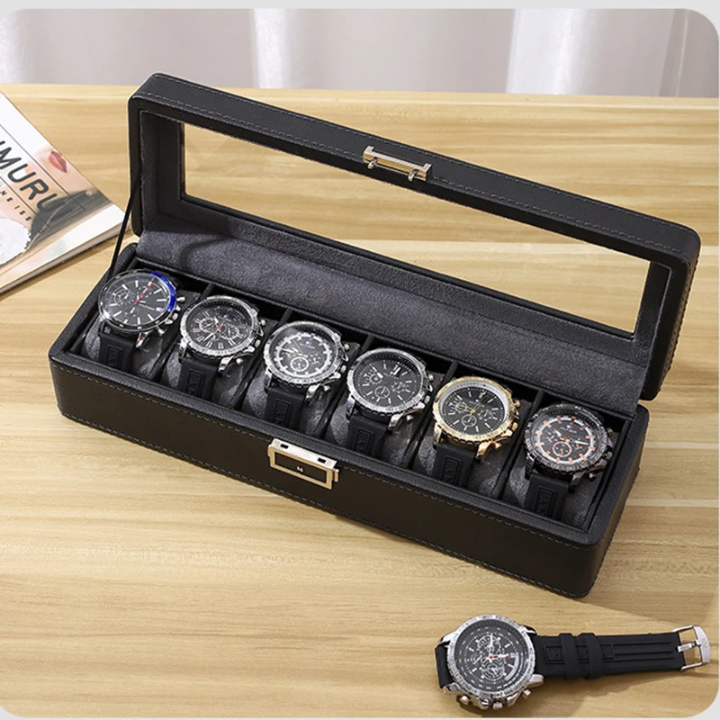 

Watch Boxes Holder New Wood Display Box Organizer Red Top Gift Breitling rolex luxury watch box luxury brand box 2 /3/ 6 slot