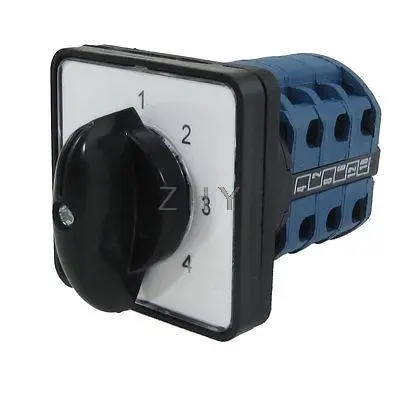 

AC 440V 240V 4 Position Rotary Cam Universal Changeover Switch