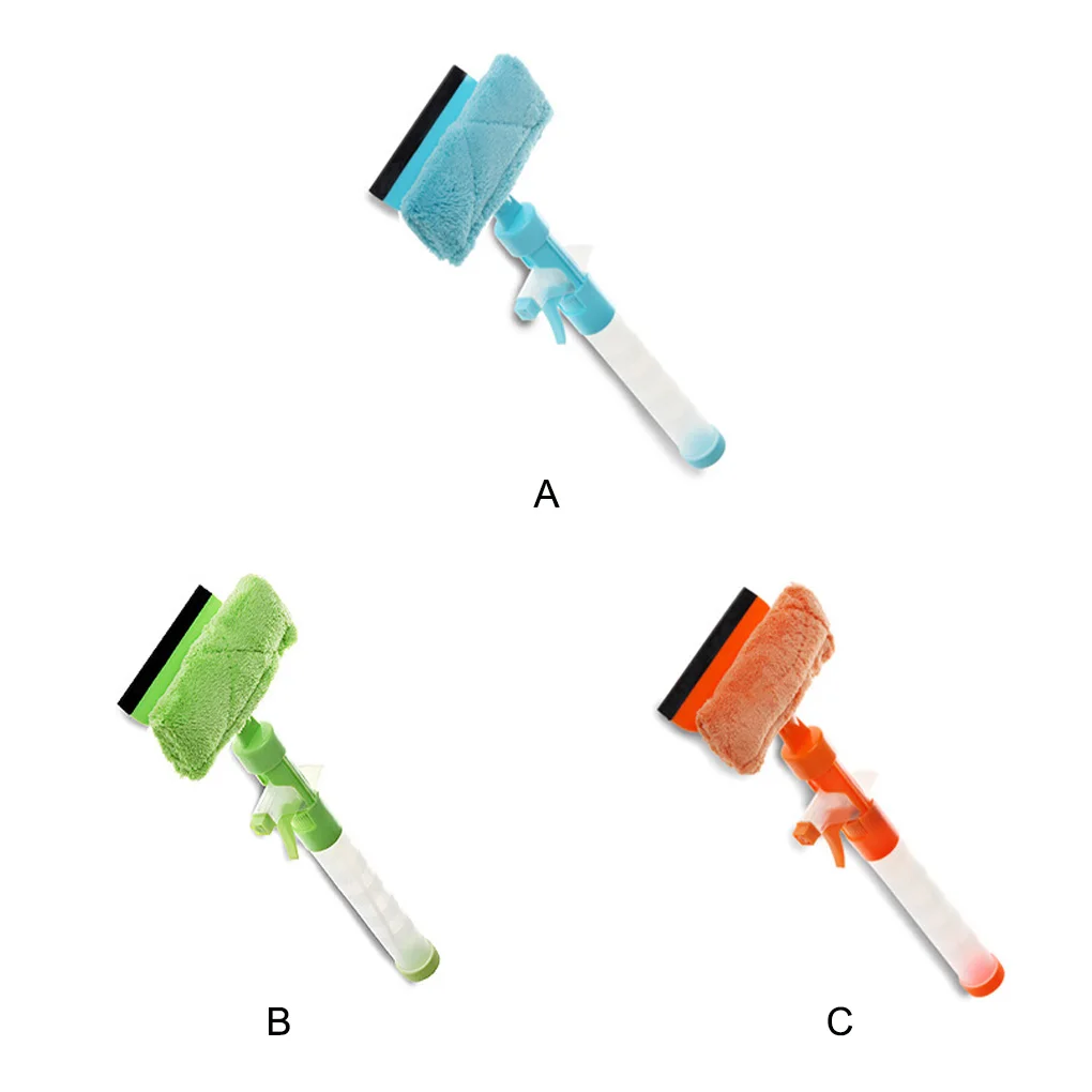

Щетка для окон с распылителем мытья стекол портативные регулируемые двухсторонние многоразовые противоскользящие эргономичные щетки для ...