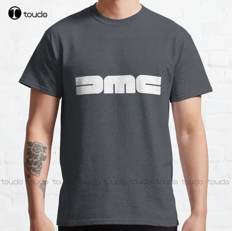 

New Dmc (Delorean Motor Company White Version Logo) Classic T-Shirt Cotton Tee Shirt Vintage Shirt Custom Aldult Teen Unisex