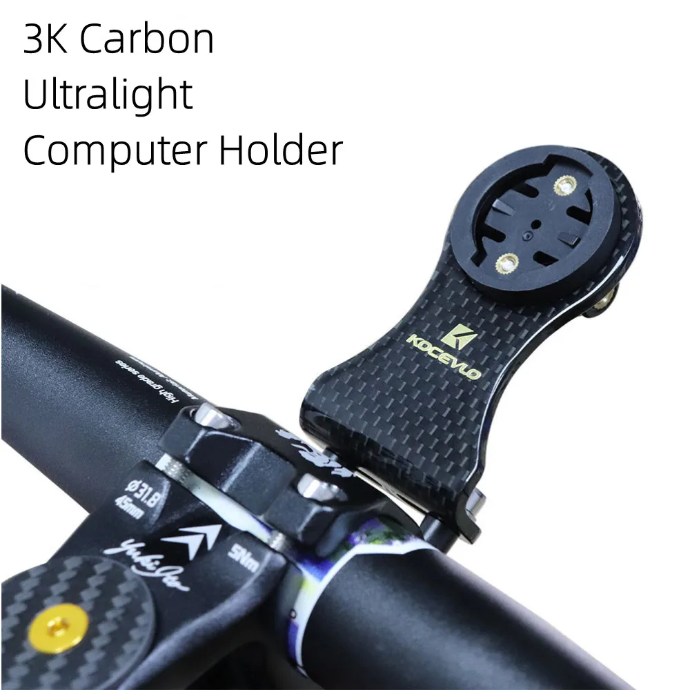 

Carbon Computer Mount For Garmin Bicycle Stand Bike Stem Extension Holder Code Table GPS Camera Light Support Bicycl Accessories
