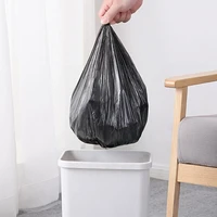 5 rolls 100 pcs household portable garbage bag thickened kitchen vest style household cleaning tools for easy carrying p3s1