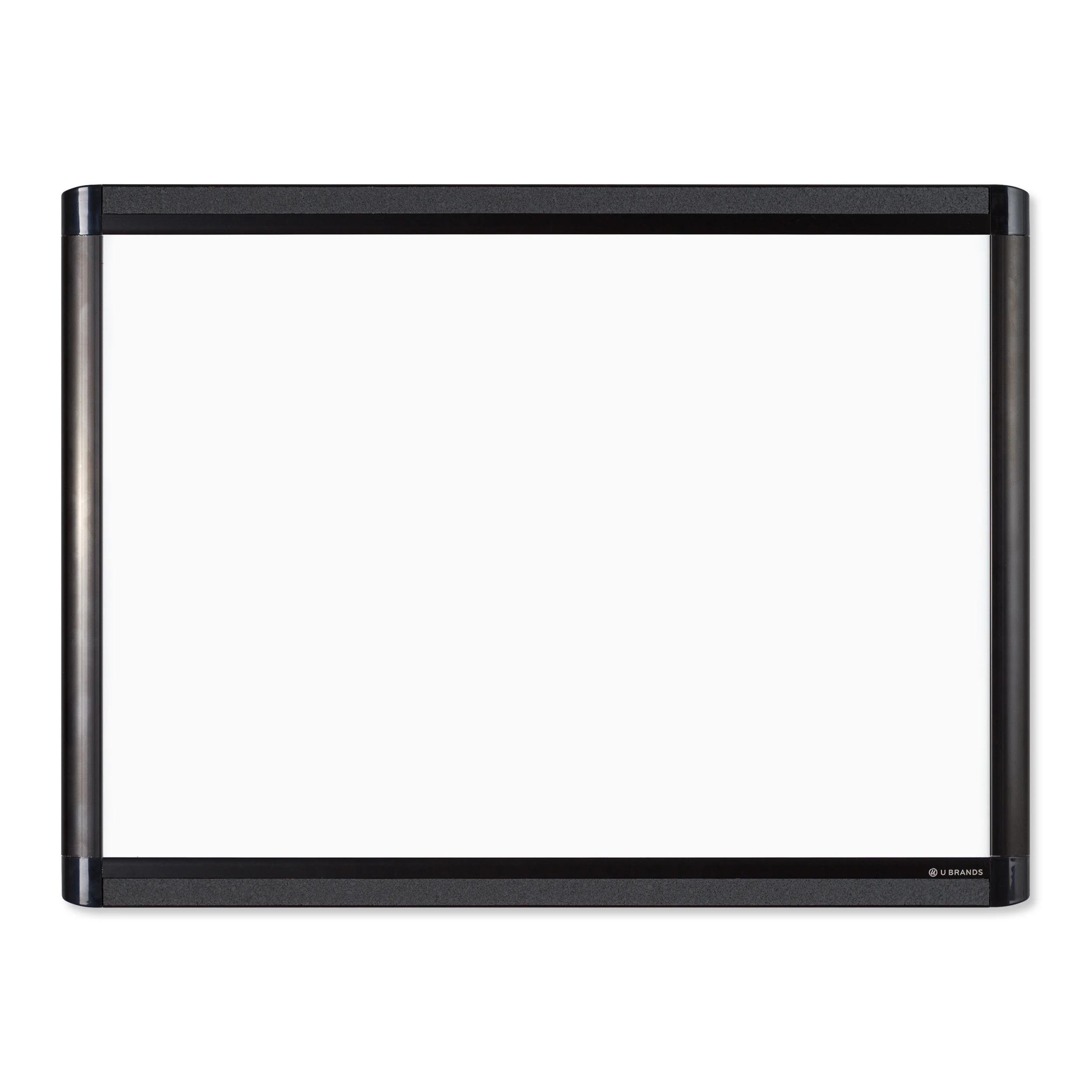 

Dry Erase Board, 24" x 18", Whiteboard, Black Aluminum Frame, 3014U