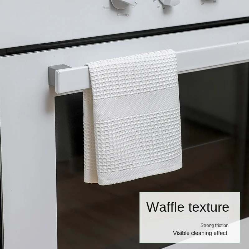

Multi-purpose Waffle Rag Tableware Wipe Cloth Microfiber Decontamination Cleaning Cloth Household Cleaning Supplies 37X43CM