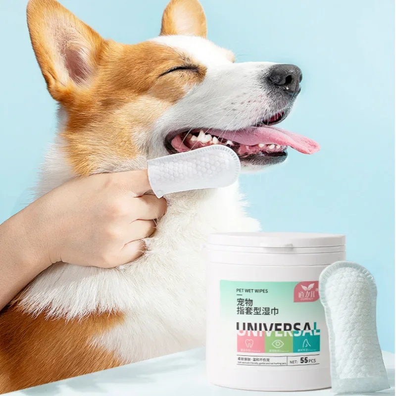 Набор салфеток для ухода за домашними животными Daoliqi увлажняющие очищающие