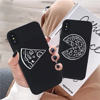 jamular funny pizza best friends phone case for iphone 13 pro max 12 x xs xr 11 7 8 6 se plus couple soft back cover funda shell