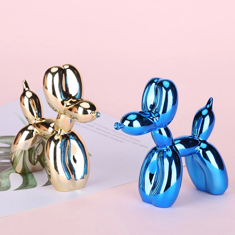 

Скандинавские полимерные украшения для собак, воздушные шары, поделки для собак, скульптура, украшение для дома, статуэтка, подарки для детей, миниатюрные фигурки животных