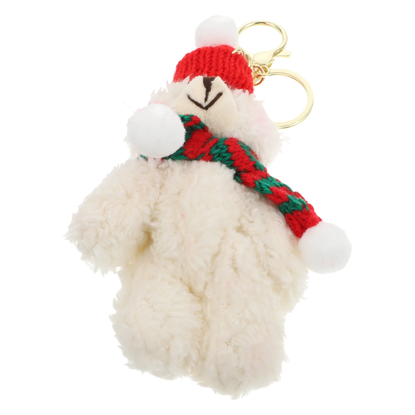 

Key Pendant Animal Charm Keychain Stuffed Chain Ring Plush Decorcartoon Gift Girls Women Toy Animals Keyholder Zoo Keychains