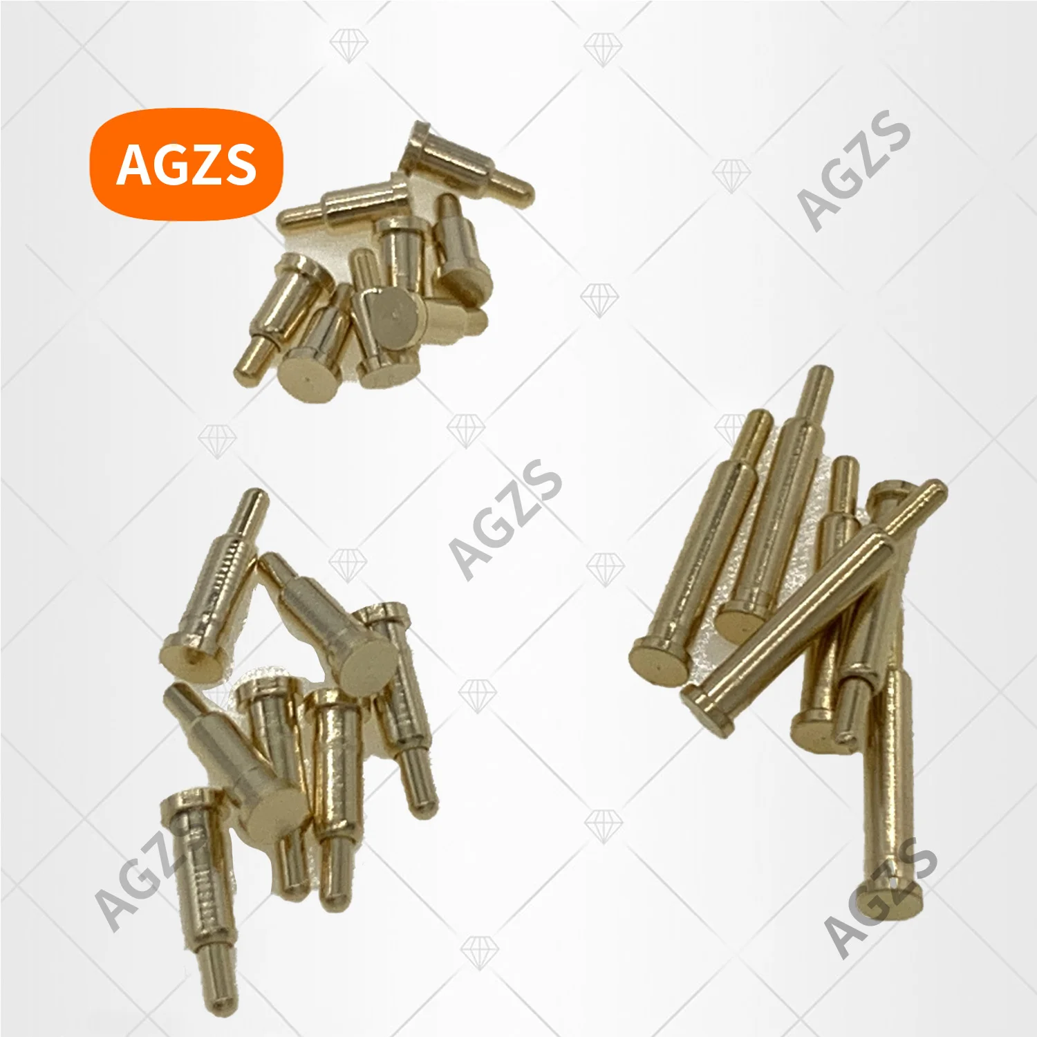 5 шт. пружинные разъемы позолоченные контактные диаметр 2 мм высота 1 8 3 4 6 7 9 10 12 14 16