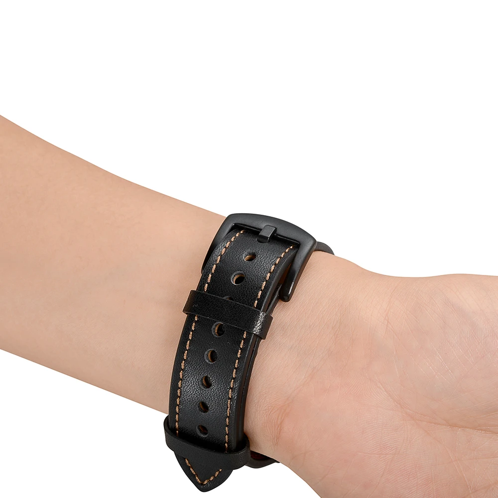 

For Fossil GEN 5 Strap Band for Fossil Sport 43mm GEN 4 High quality Genuine Leather Watchband Smart Watch Bracelet Correa