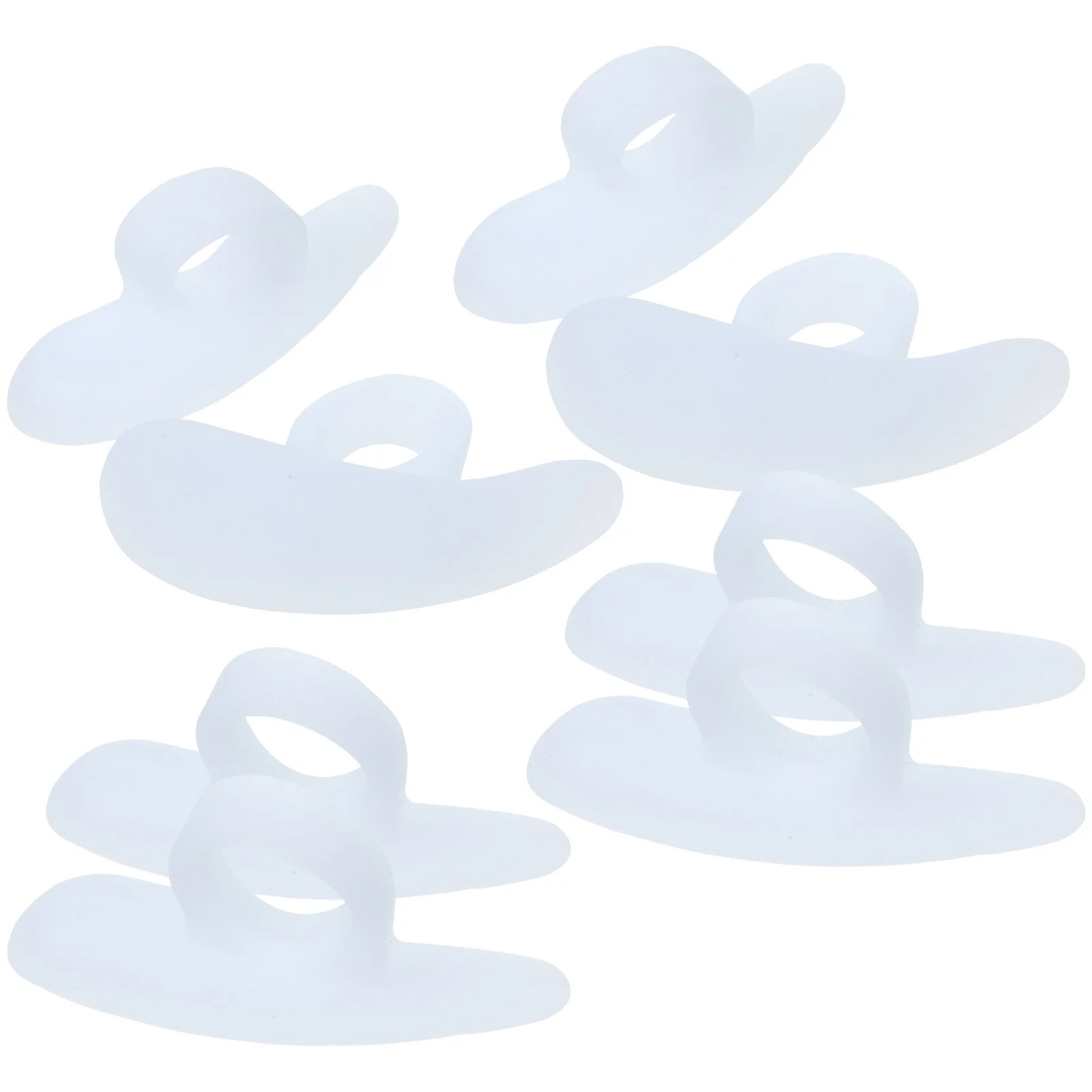 

4 Pairs Head Shape Miss Foot Protectors Feet Separators Hammer Toe Toes Corrector Finger
