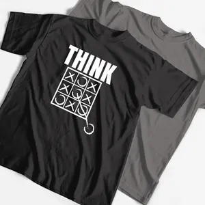 THE COOLMIND Think Outside The Box Смешные крутые Креативные мужские футболки 2017 повседневные мужские футболки с коротким рукавом и круглым вырезом футболки