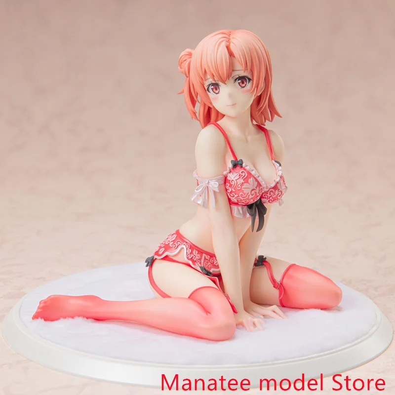 Фото Вращающееся Оригинальное нижнее белье Yui Yuigahama ver. 1/7 ПВХ экшн-фигурка аниме модель игрушки коллекционная кукла подарок №2