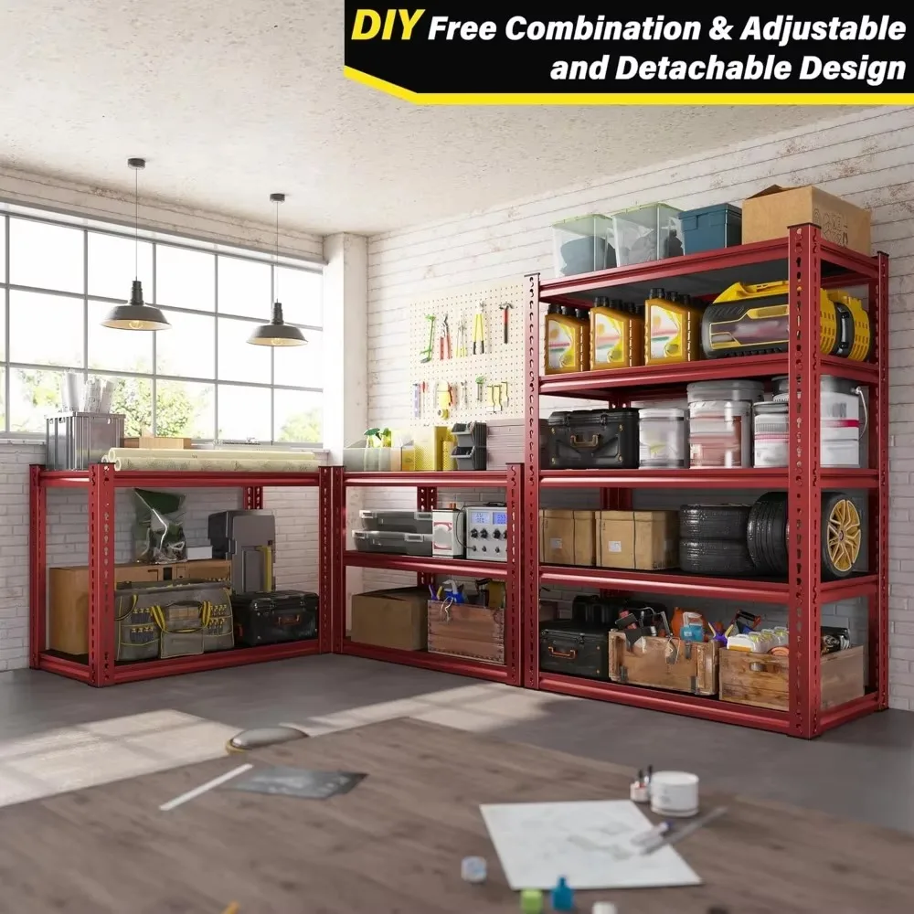 Гаражные стеллажи высотой 72 дюйма полки для хранения прочные металлические