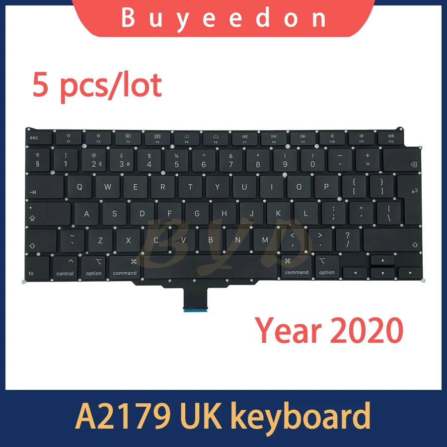 

5pcs/lot New A2179 Keyboard UK For MacBook Air Retina 13" A2179 2020 Year