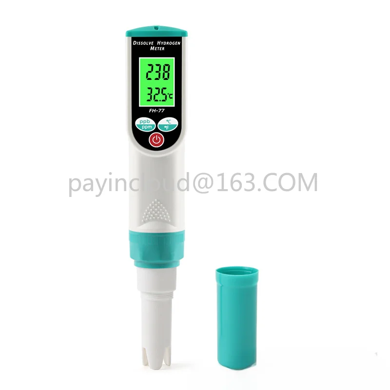 

Portable for detecting the hydrogen content in water, electrolytic hydrogen rich water concentration tester