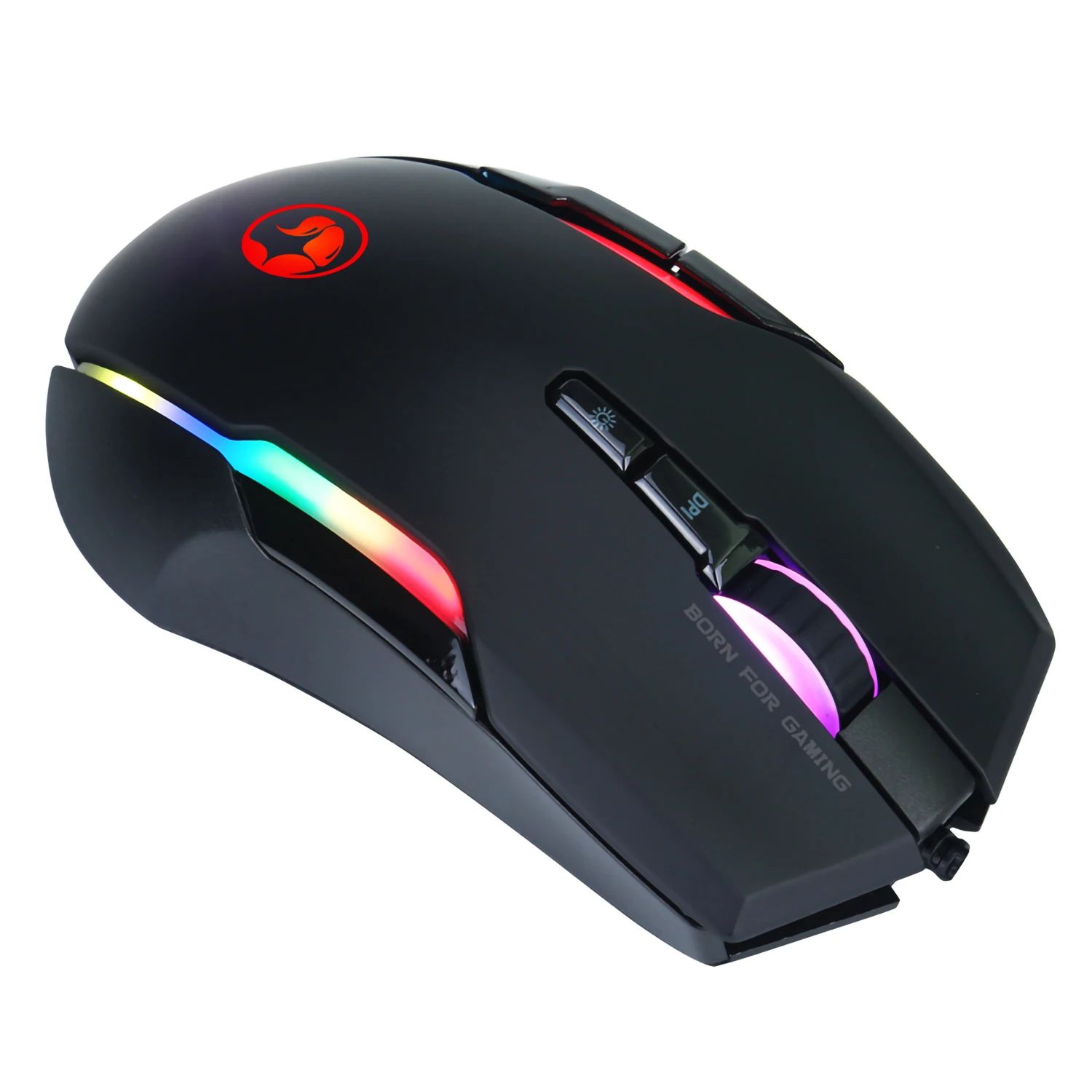 Проводная PC Мышь Marvo G945 Gaming Mouse с подсветкой RGB программируемая макрос для левши -