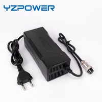 yzpower 54 6v 3a lithium battery charger for 48v electric scooter kids car 46 8v e bike wheelchair with cooling fans