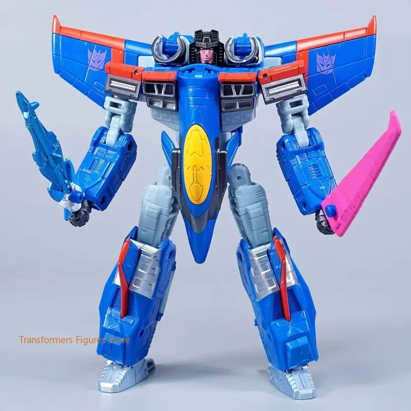 Фото Оригинальный трансформер к 40-летию TL-EX Super Starscream, модель для трансформации, популярные игрушки, забавные и редкие подарки №3